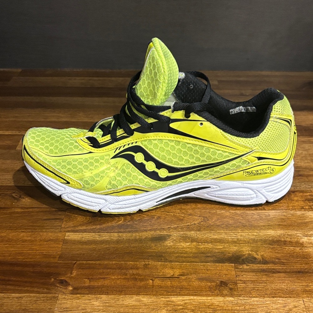 Saucony Yellow and Black Athletic Shoes